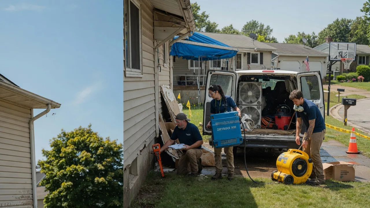 Ceiling Leak Cleanup in Lewisburg, OH near me