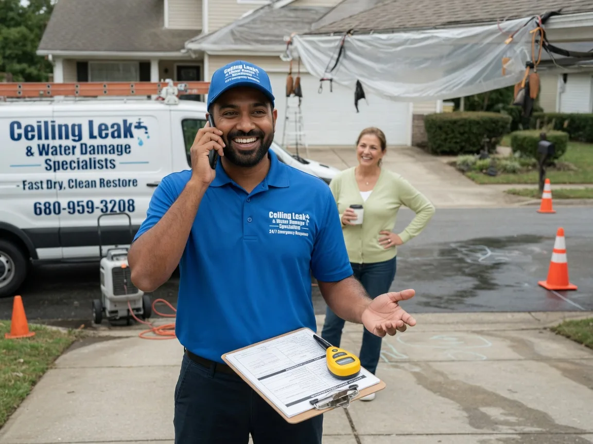 Ceiling Leak Cleanup Lewisburg, OH FAQs